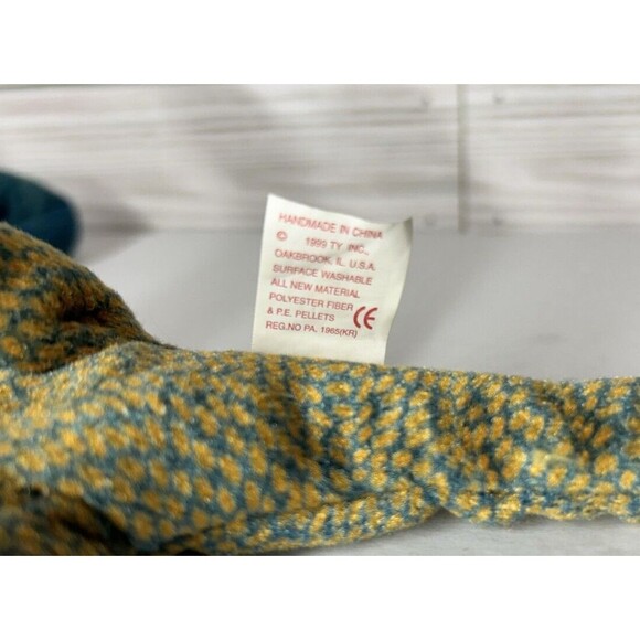 Ty Beanie Babies Lot Claude the Crab, Scaly the Lizard, Rainbow the Chameleon - Picture 8 of 12